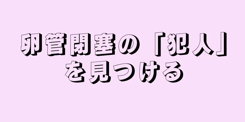 卵管閉塞の「犯人」を見つける