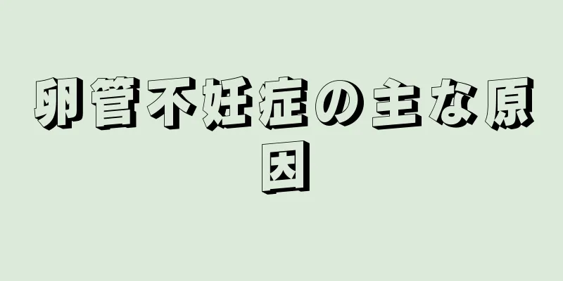 卵管不妊症の主な原因