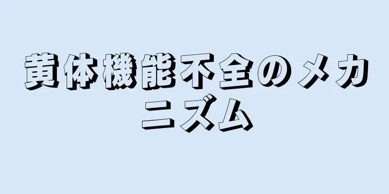 黄体機能不全のメカニズム