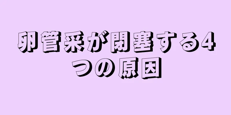 卵管采が閉塞する4つの原因