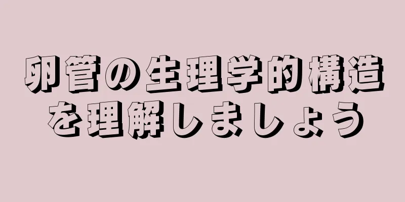 卵管の生理学的構造を理解しましょう