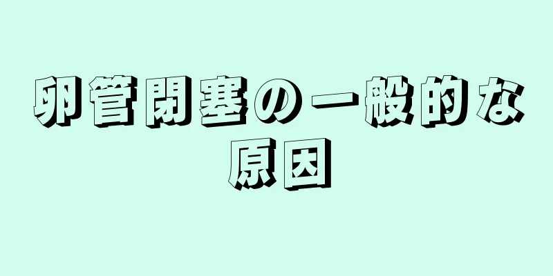 卵管閉塞の一般的な原因