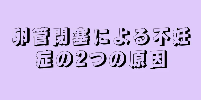 卵管閉塞による不妊症の2つの原因