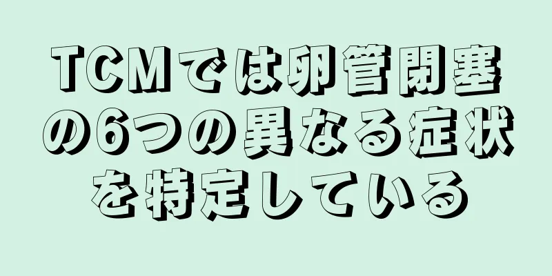 TCMでは卵管閉塞の6つの異なる症状を特定している