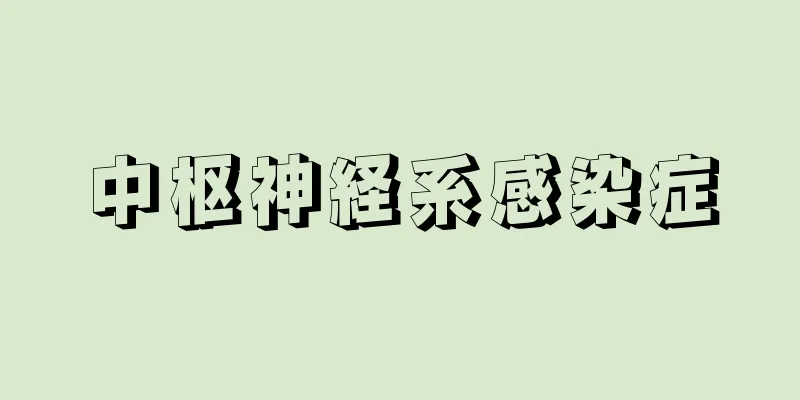 中枢神経系感染症