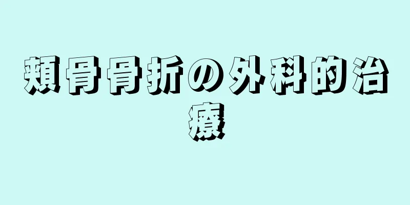 頬骨骨折の外科的治療