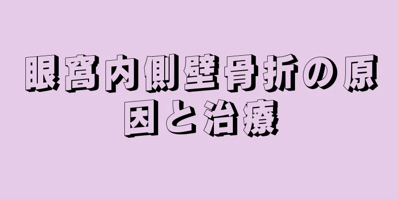 眼窩内側壁骨折の原因と治療