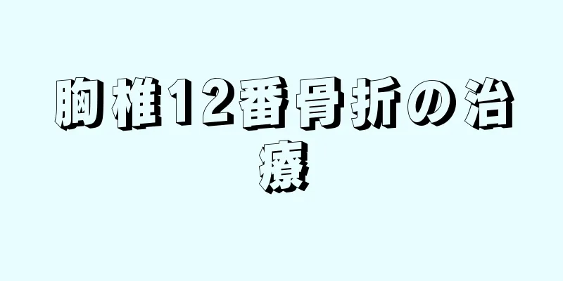 胸椎12番骨折の治療