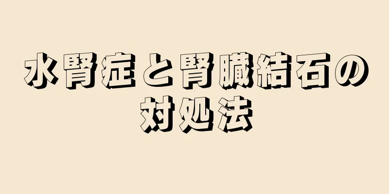 水腎症と腎臓結石の対処法