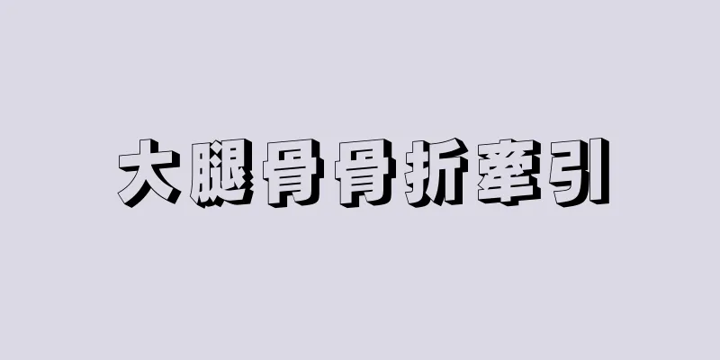 大腿骨骨折牽引