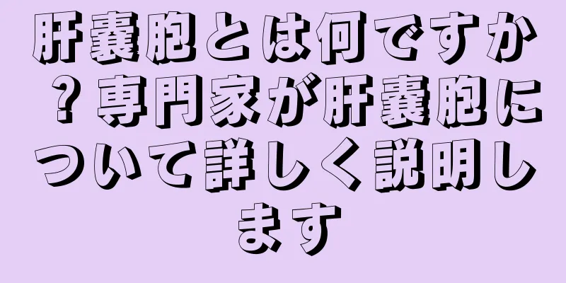 肝嚢胞とは何ですか？専門家が肝嚢胞について詳しく説明します