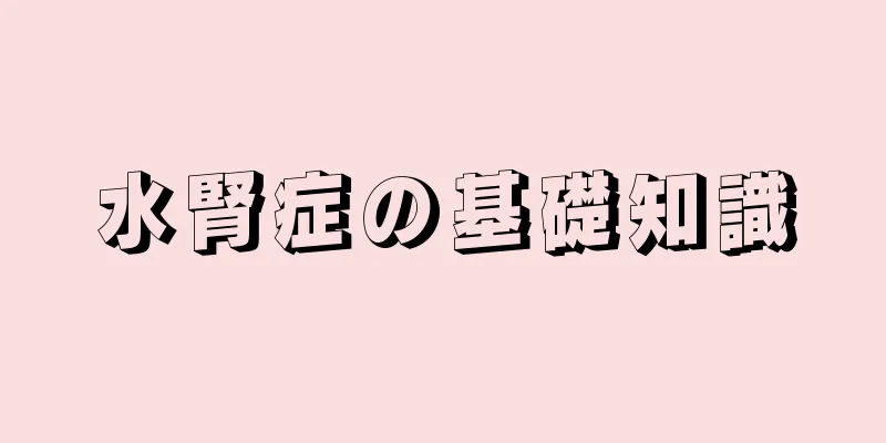 水腎症の基礎知識