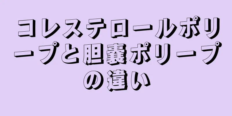 コレステロールポリープと胆嚢ポリープの違い