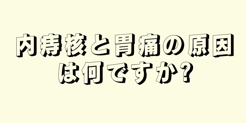 内痔核と胃痛の原因は何ですか?