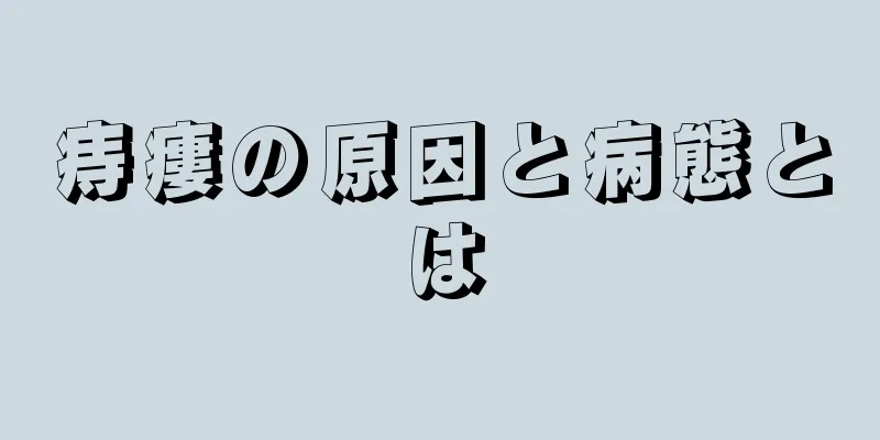 痔瘻の原因と病態とは