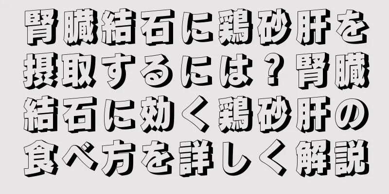 腎臓結石に鶏砂肝を摂取するには？腎臓結石に効く鶏砂肝の食べ方を詳しく解説