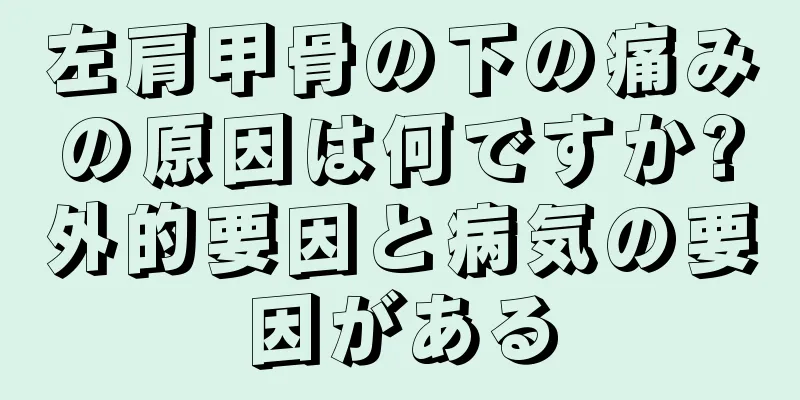 左肩甲骨の下の痛みの原因は何ですか?外的要因と病気の要因がある