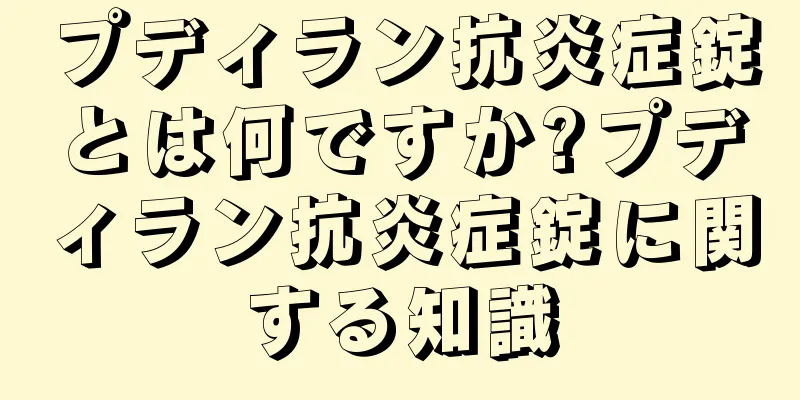 プディラン抗炎症錠とは何ですか?プディラン抗炎症錠に関する知識