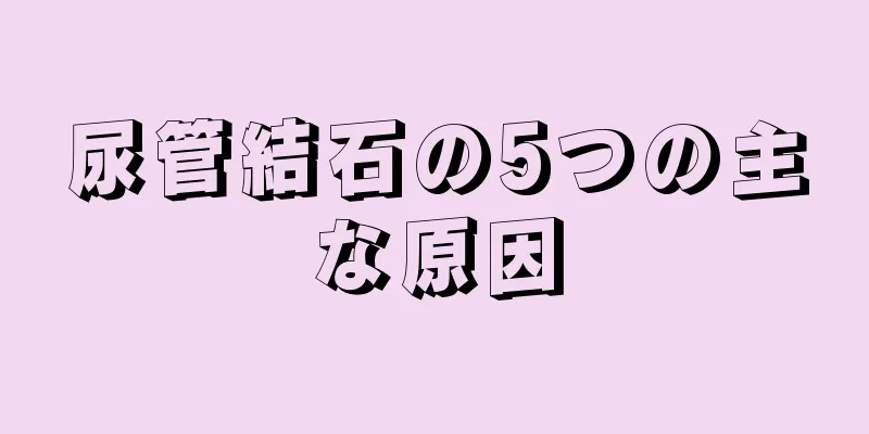 尿管結石の5つの主な原因