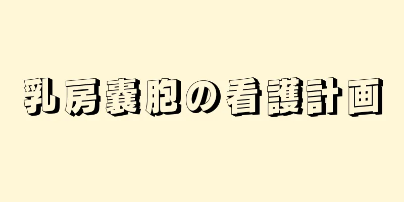 乳房嚢胞の看護計画