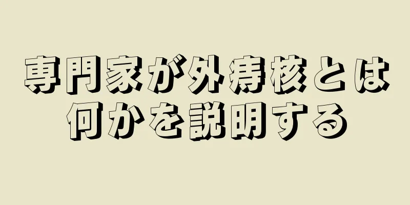 専門家が外痔核とは何かを説明する