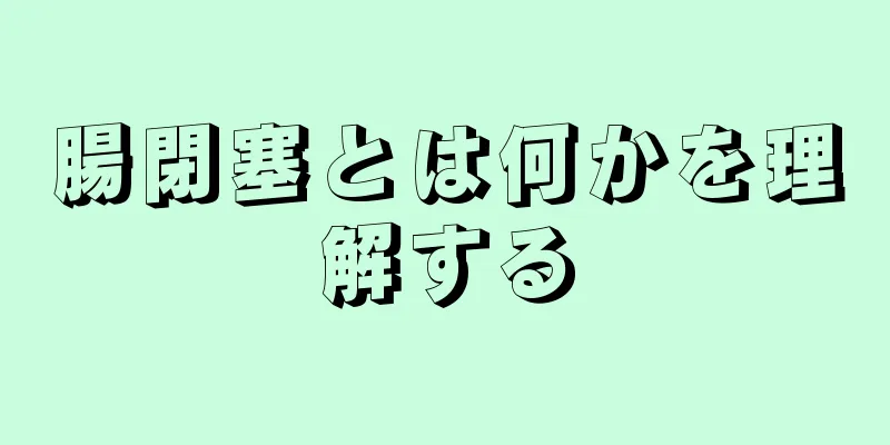 腸閉塞とは何かを理解する