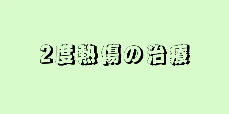 2度熱傷の治療