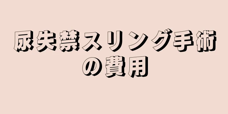 尿失禁スリング手術の費用