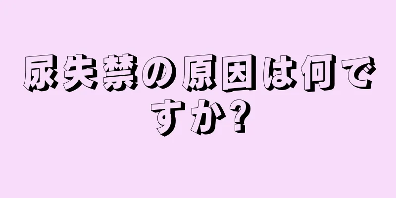 尿失禁の原因は何ですか?