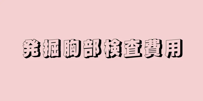 発掘胸部検査費用