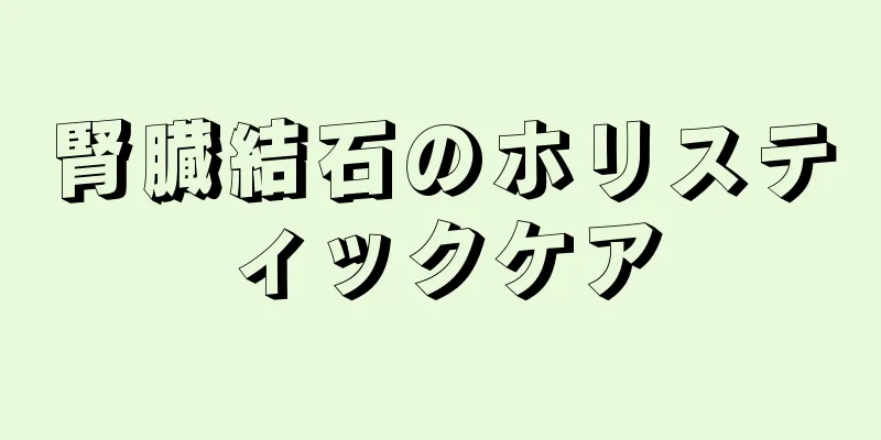 腎臓結石のホリスティックケア