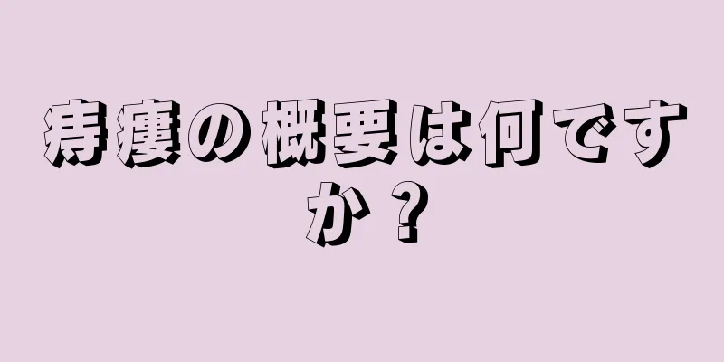 痔瘻の概要は何ですか？
