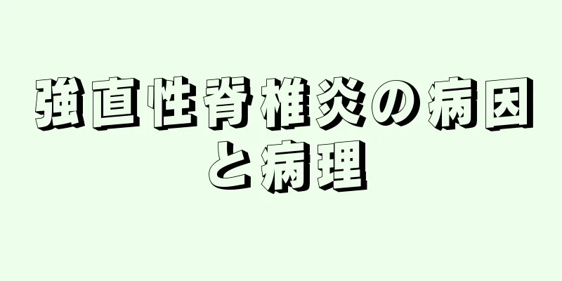 強直性脊椎炎の病因と病理