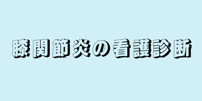 膝関節炎の看護診断
