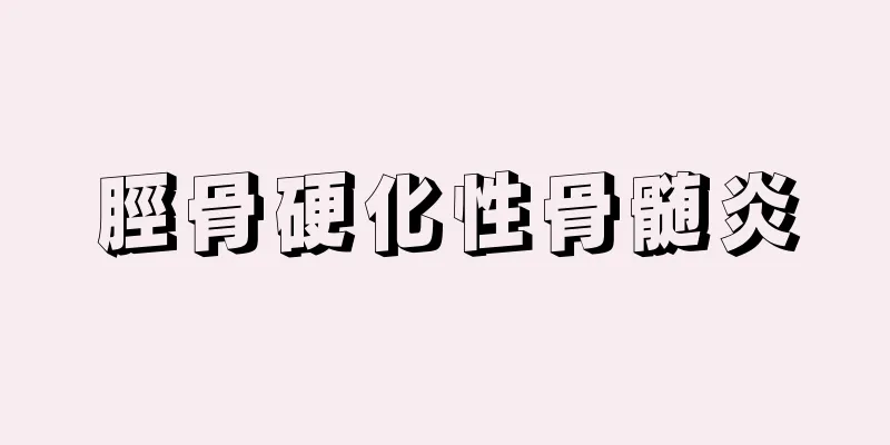脛骨硬化性骨髄炎