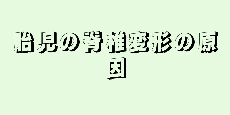 胎児の脊椎変形の原因