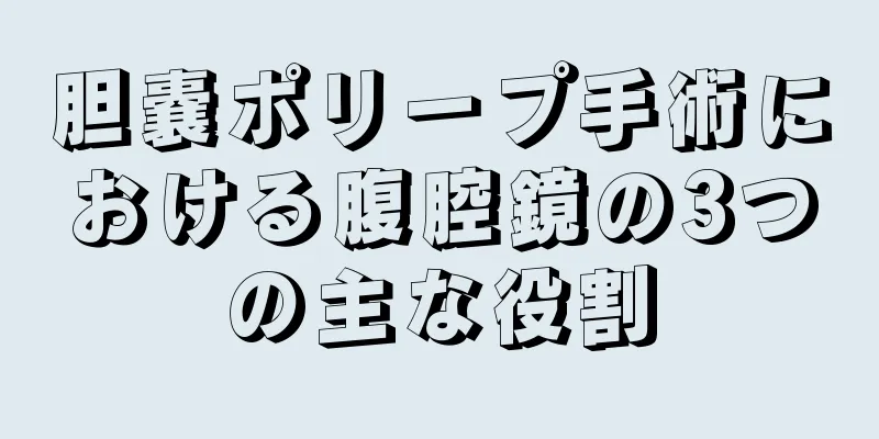 胆嚢ポリープ手術における腹腔鏡の3つの主な役割