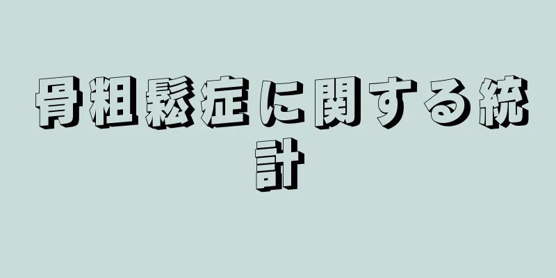 骨粗鬆症に関する統計