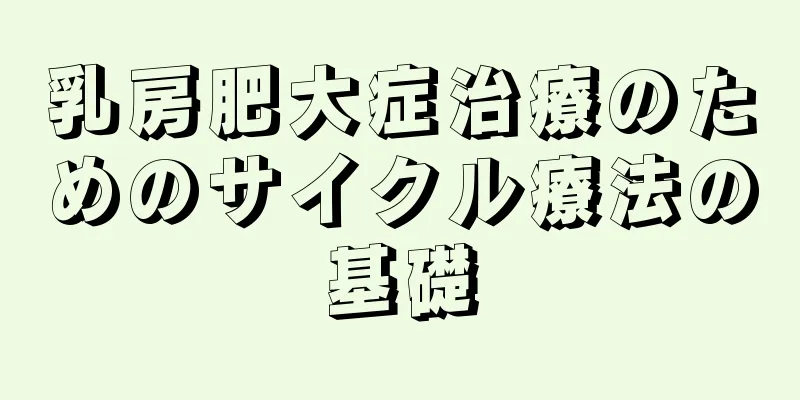 乳房肥大症治療のためのサイクル療法の基礎