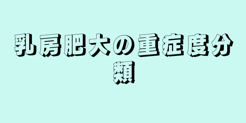 乳房肥大の重症度分類