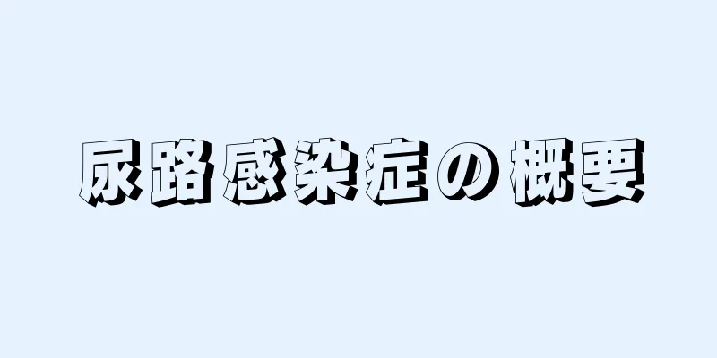 尿路感染症の概要