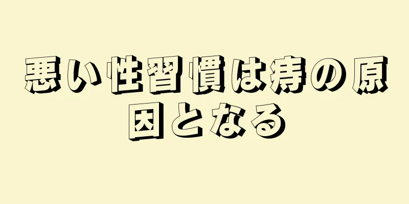 悪い性習慣は痔の原因となる