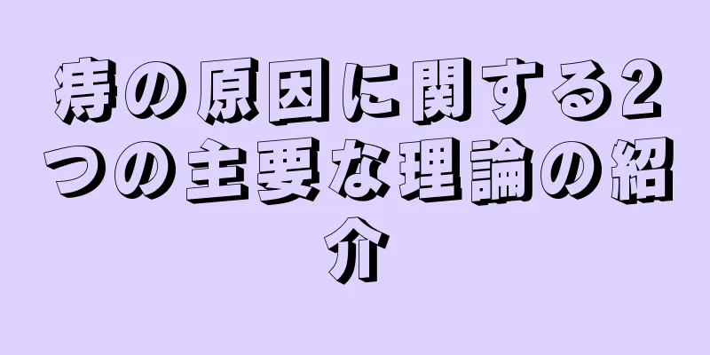 痔の原因に関する2つの主要な理論の紹介