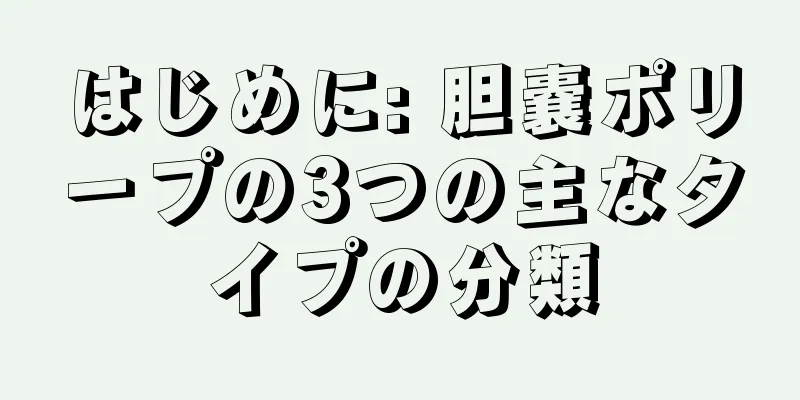 はじめに: 胆嚢ポリープの3つの主なタイプの分類
