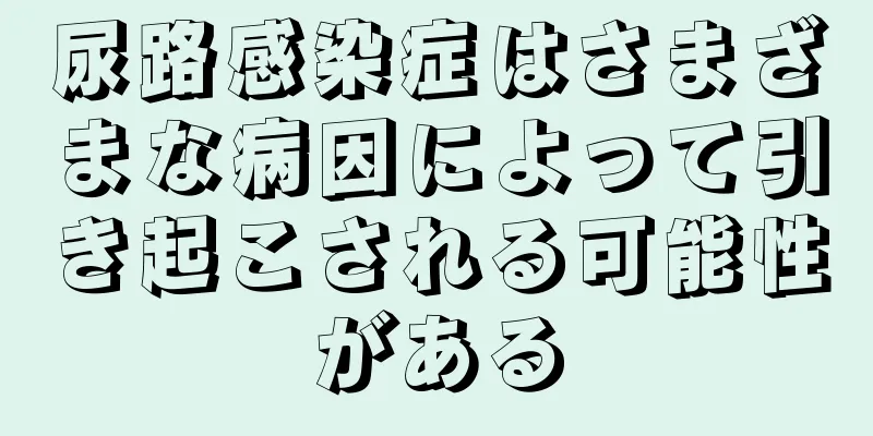 尿路感染症はさまざまな病因によって引き起こされる可能性がある