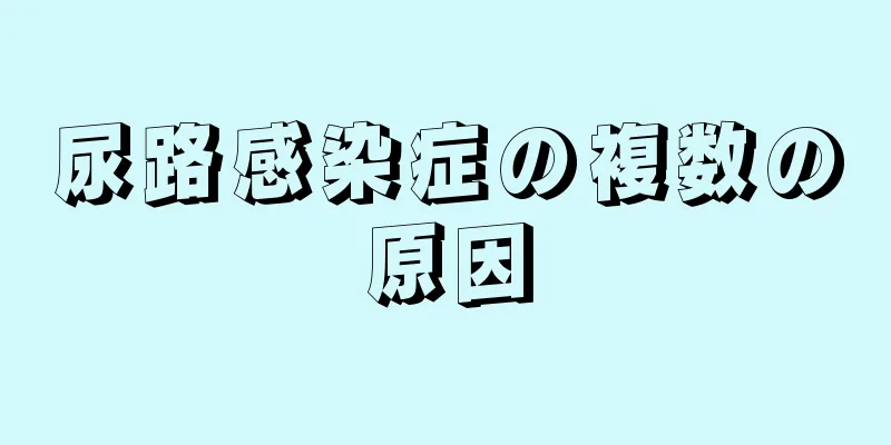 尿路感染症の複数の原因