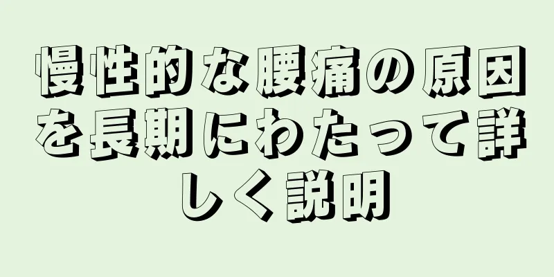 慢性的な腰痛の原因を長期にわたって詳しく説明