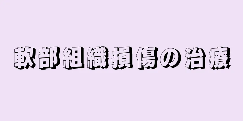 軟部組織損傷の治療