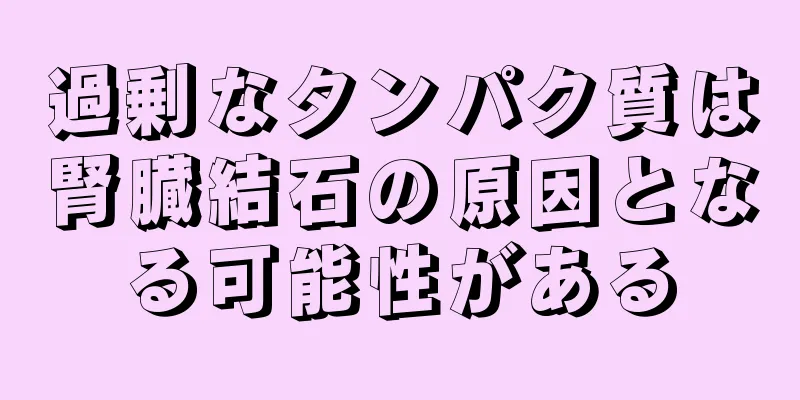 過剰なタンパク質は腎臓結石の原因となる可能性がある