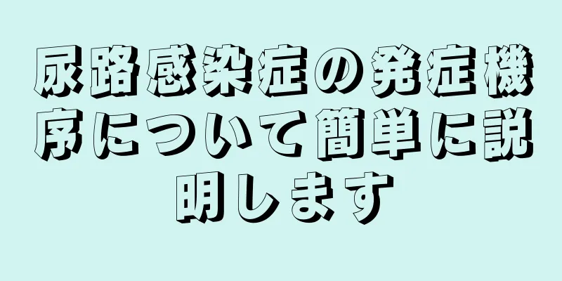 尿路感染症の発症機序について簡単に説明します